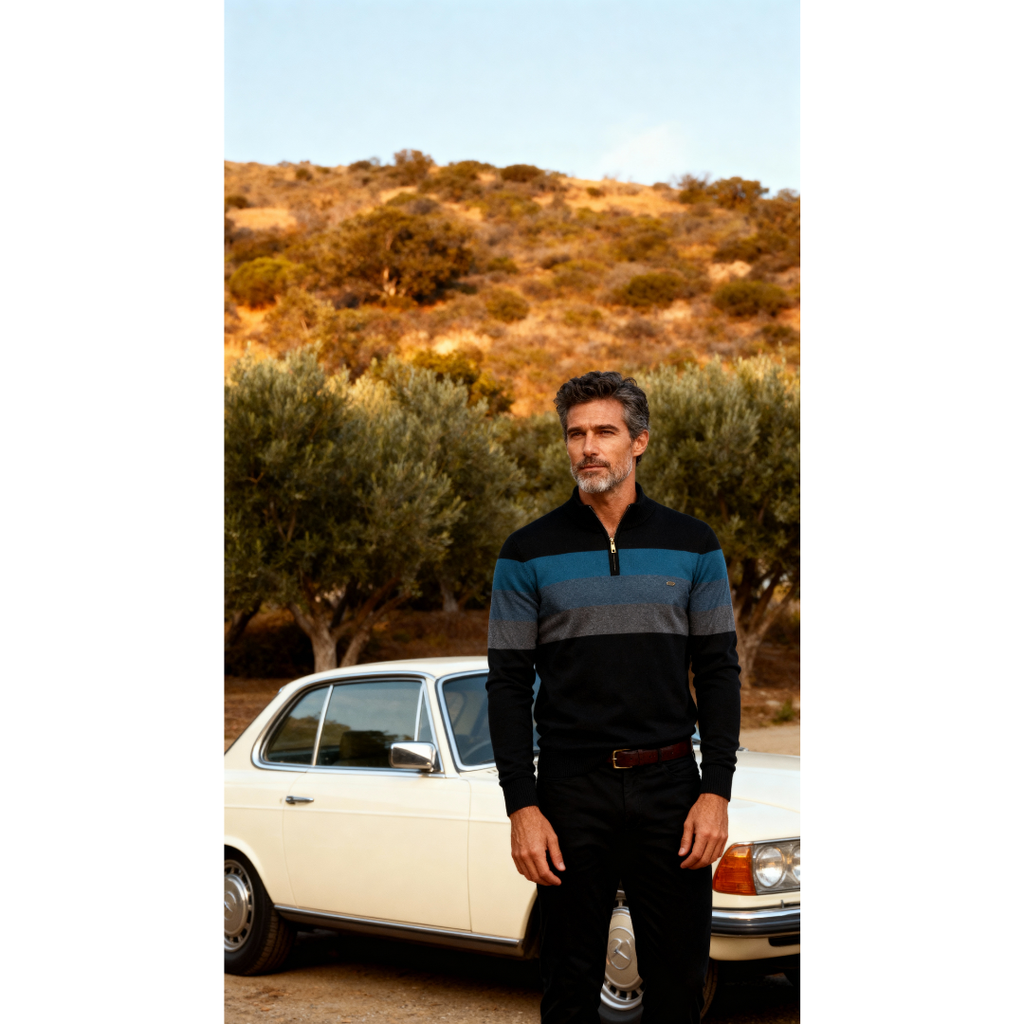 Men's Quarter-Zip Jumper | Burk