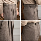 Men's Textured Trousers | Brenlow