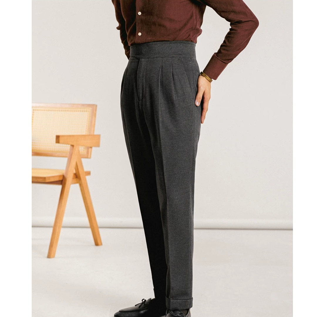 Men's Straight-Leg Trousers | Caruso