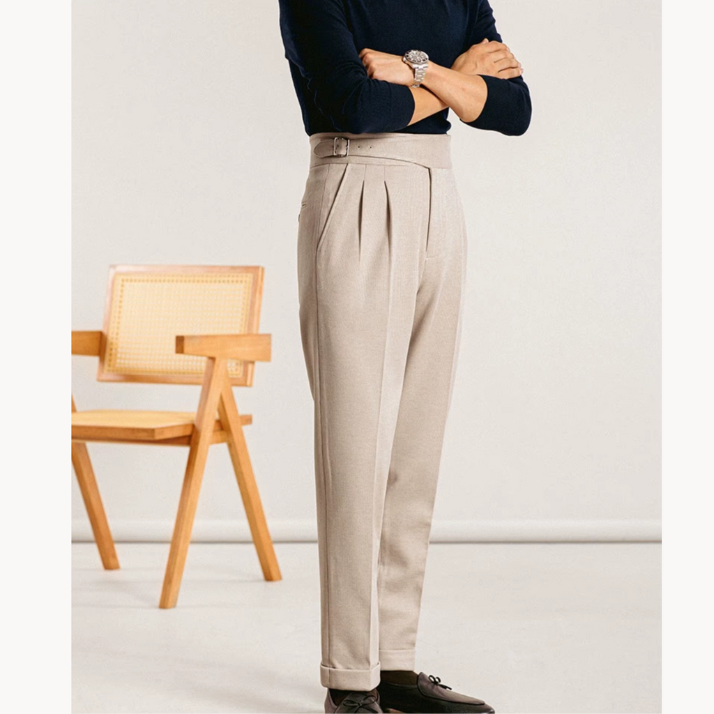 Men's Straight-Leg Trousers | Caruso
