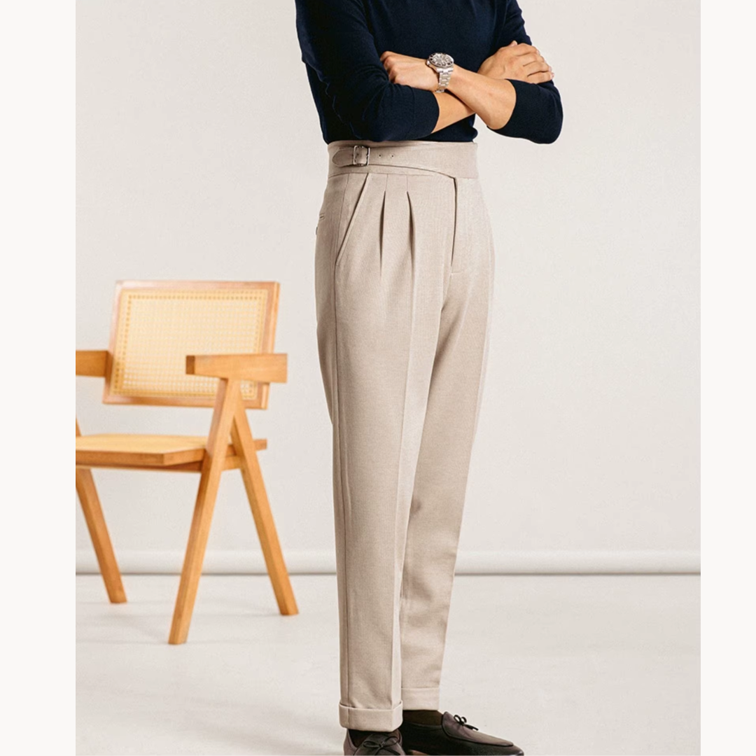 Men's Straight-Leg Trousers | Caruso