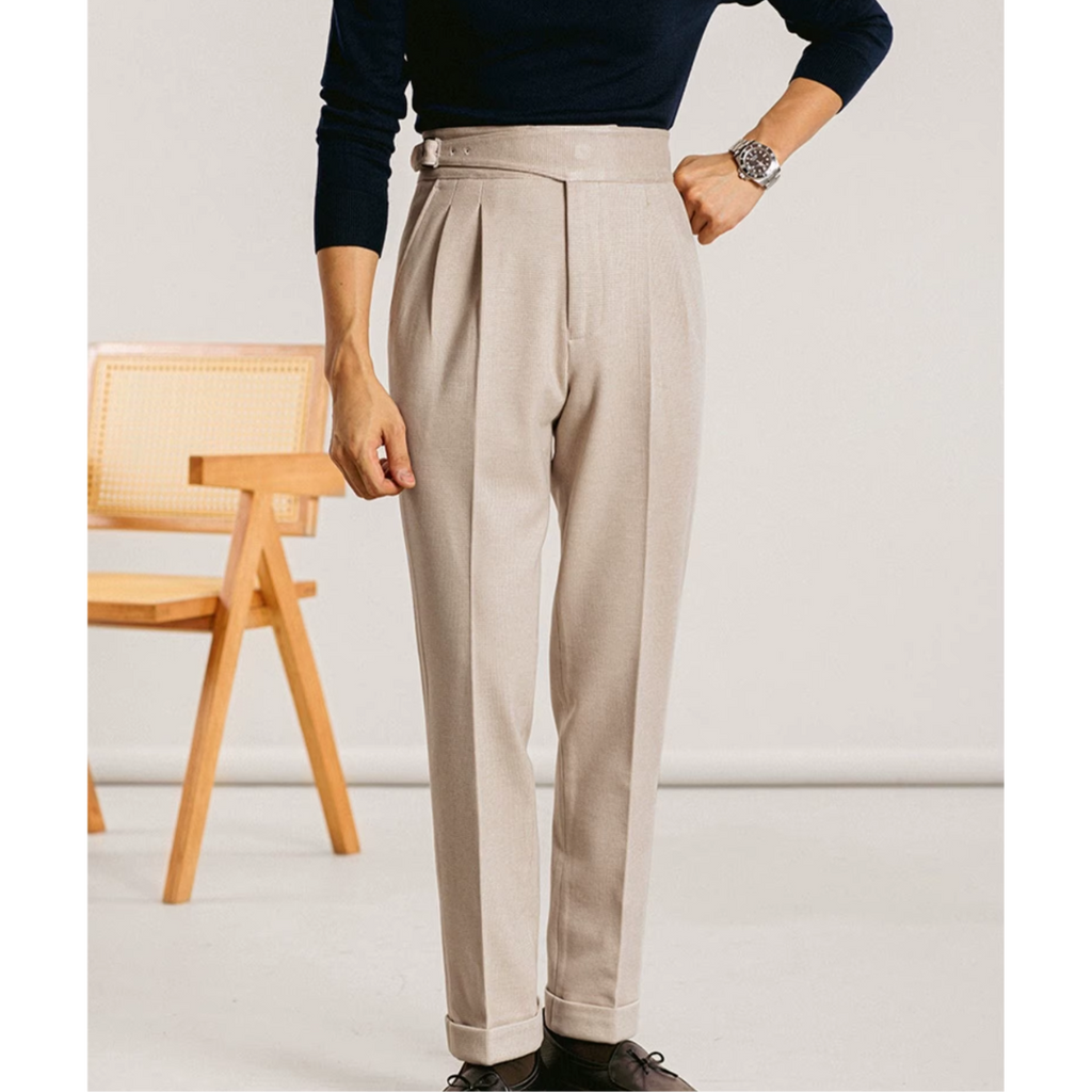 Men's Straight-Leg Trousers | Caruso