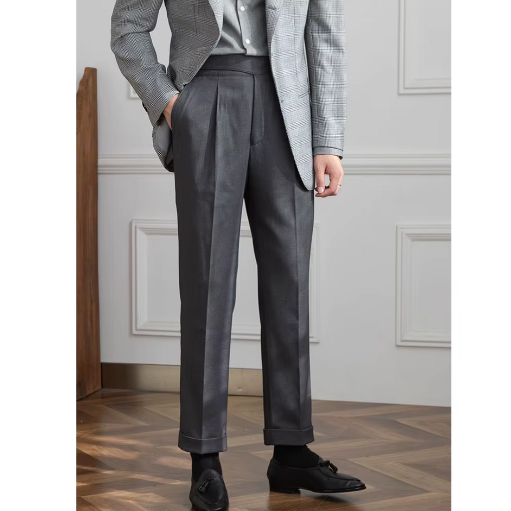 Men's Straight-Leg Trousers | Matteo