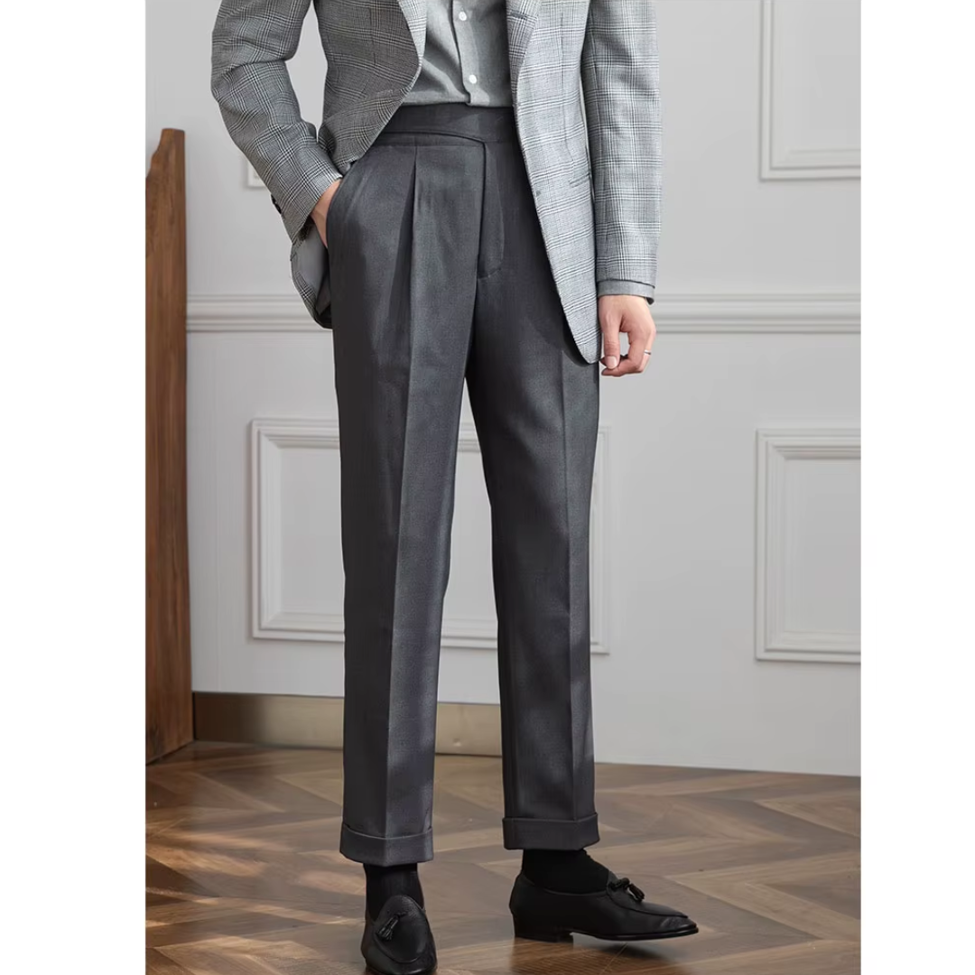 Men's Straight-Leg Trousers | Matteo