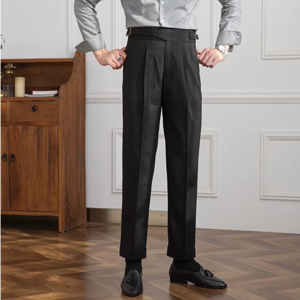 Men's Straight-Leg Trousers | Matteo