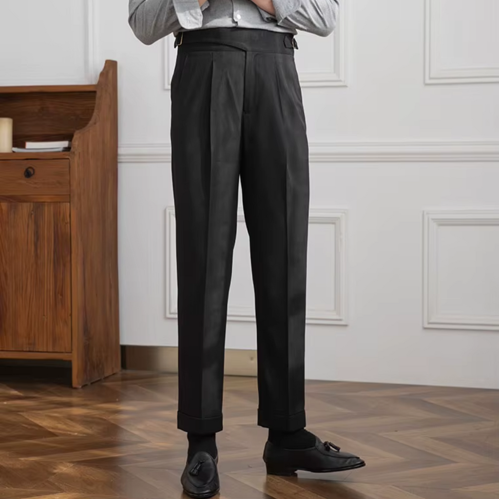 Men's Straight-Leg Trousers | Matteo