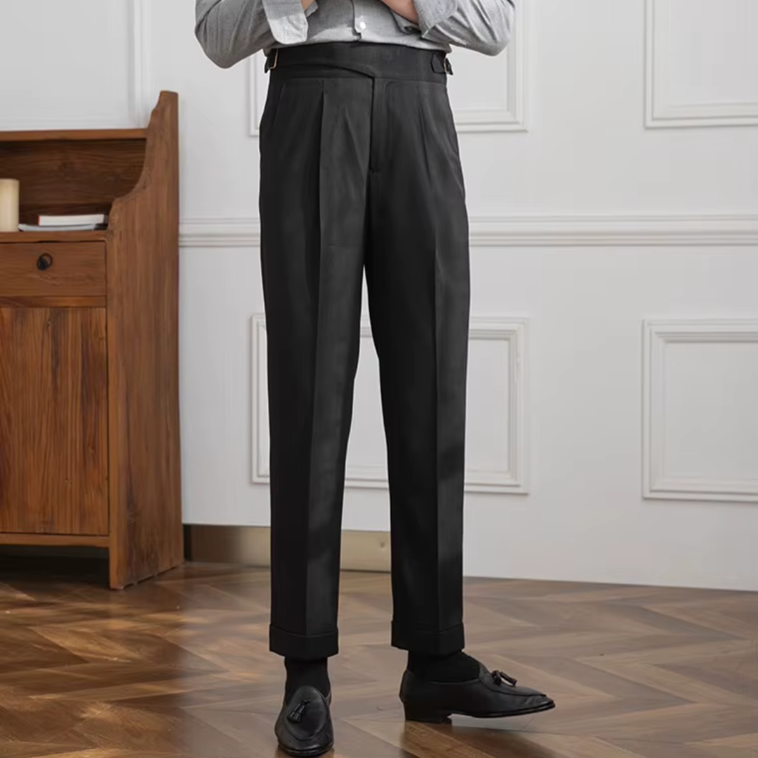Men's Straight-Leg Trousers | Matteo