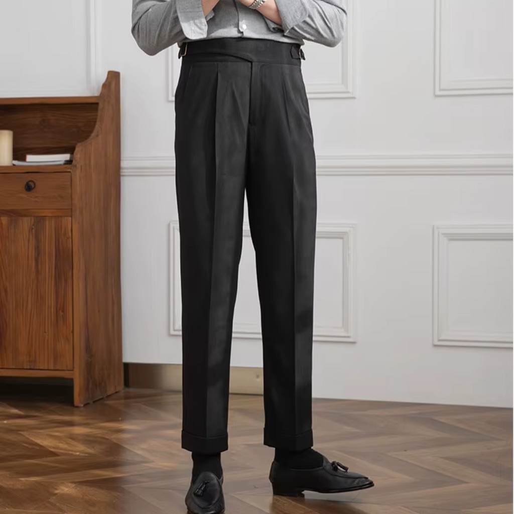 Men's Straight-Leg Trousers | Matteo