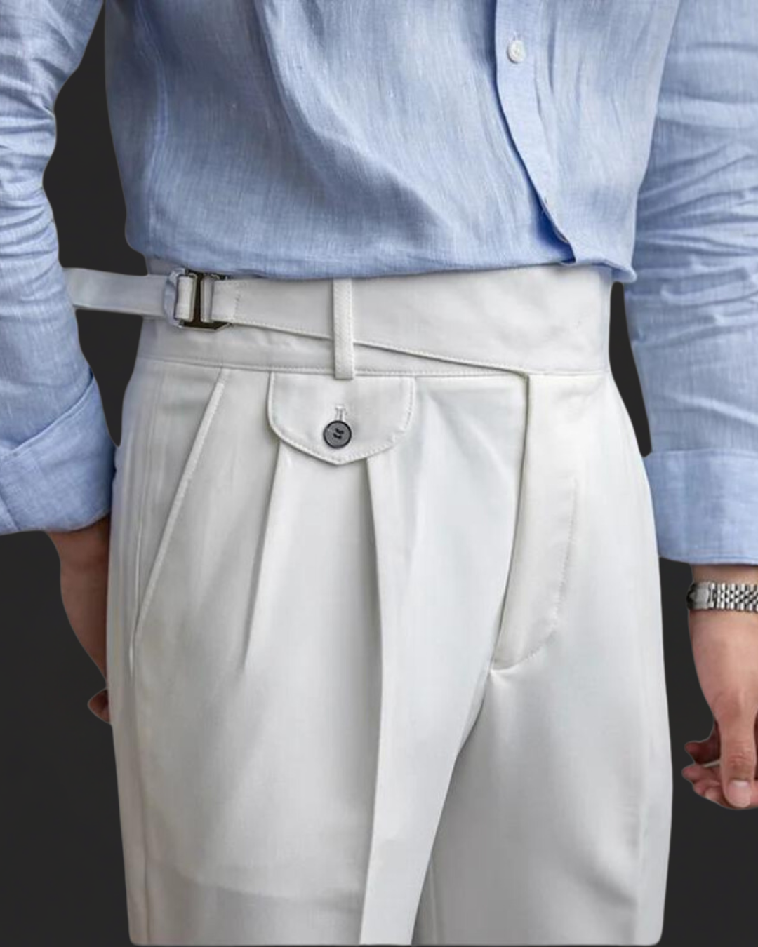 Men's Pleated Trousers | Verran