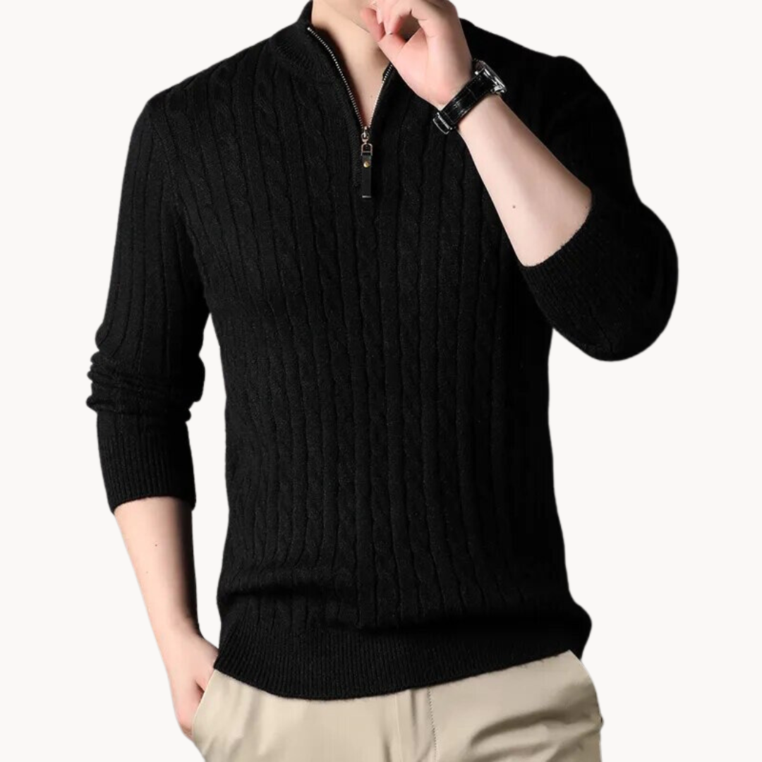 Men's Quarter-Zip Jumper | Rael