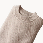 Men's Jacquard Knit Jumper | Textured Weave