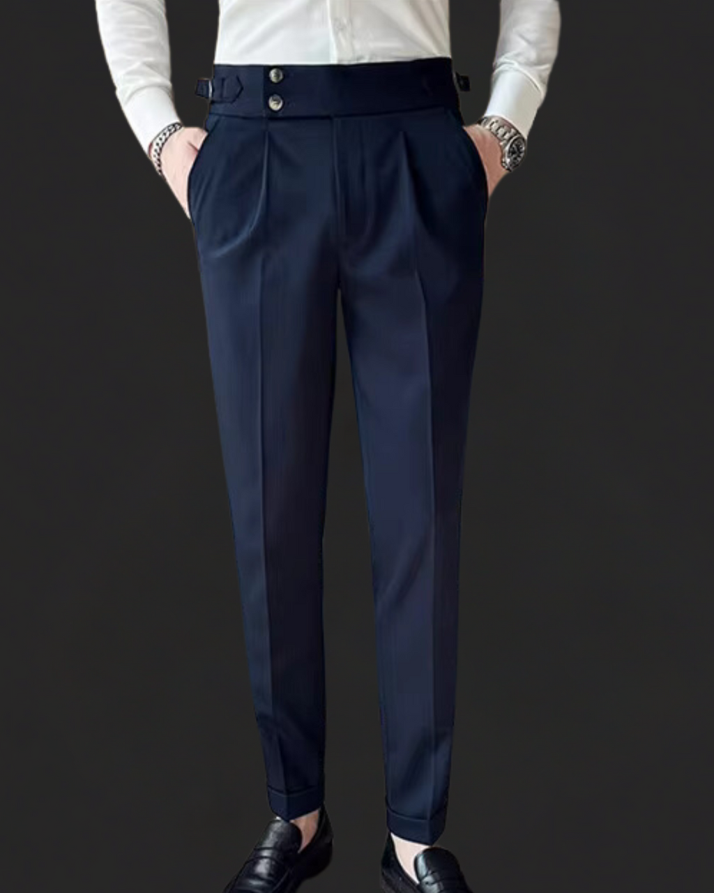 Men's Slim-Fit Trousers | Olivier