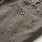 Men's Linen Straight-Leg Trousers | Yves