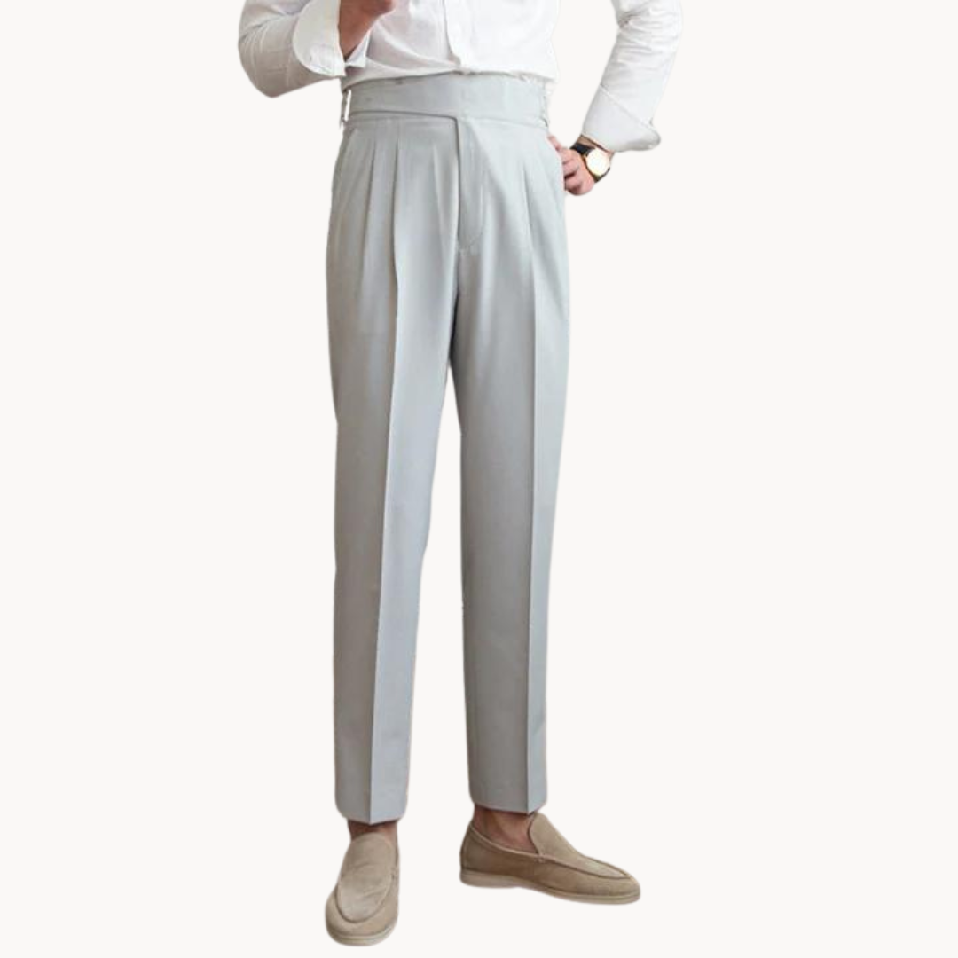 Men's Pleated Gurkha Trousers | Costa