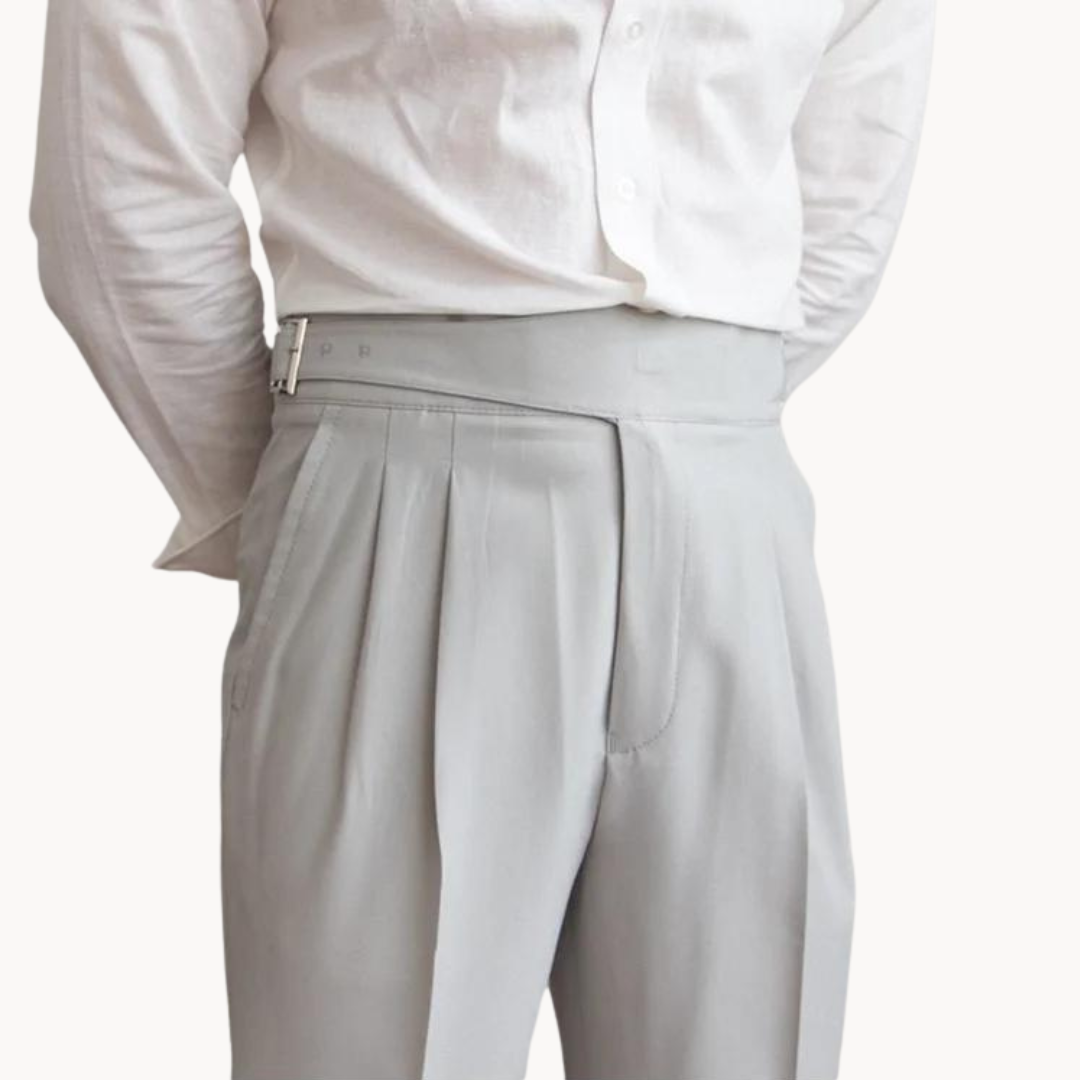 Men's Pleated Gurkha Trousers | Costa
