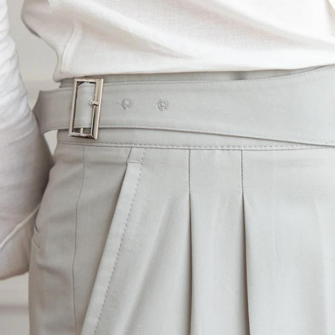 Men's Pleated Gurkha Trousers | Costa