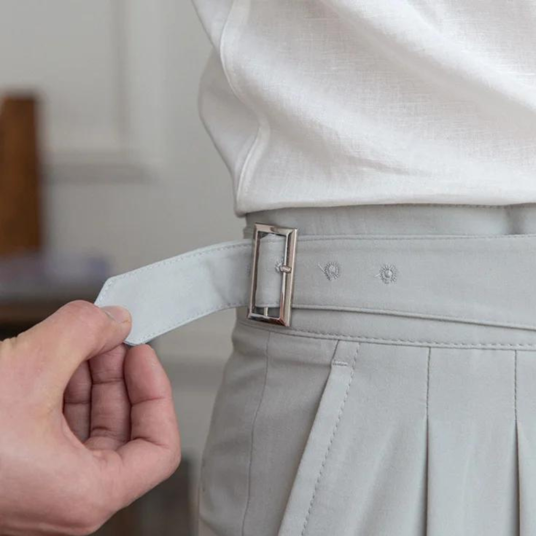 Men's Pleated Gurkha Trousers | Costa