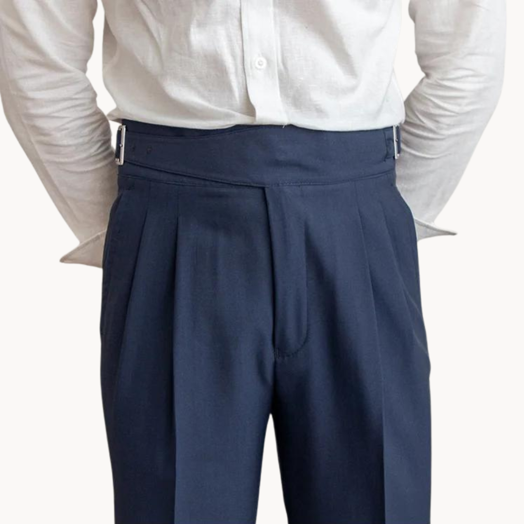 Men's Pleated Gurkha Trousers | Costa