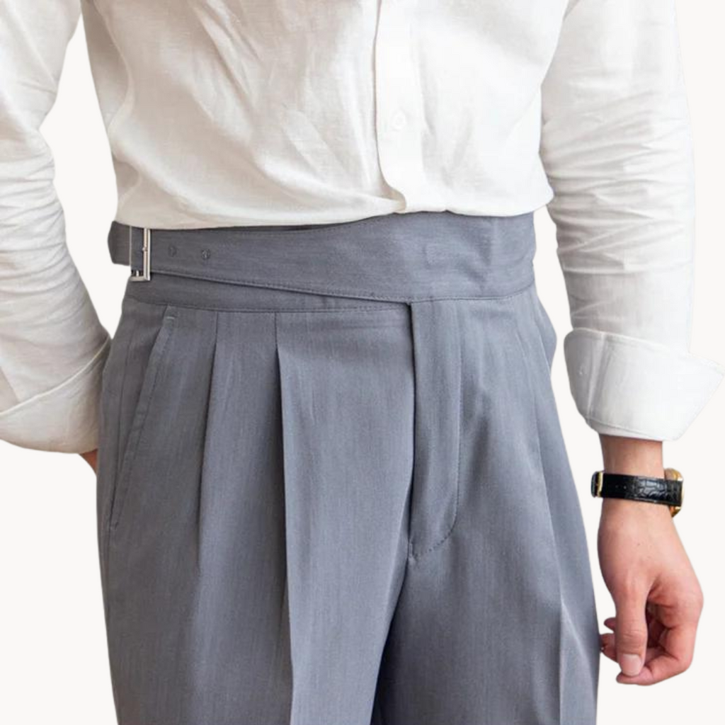 Men's Pleated Gurkha Trousers | Costa