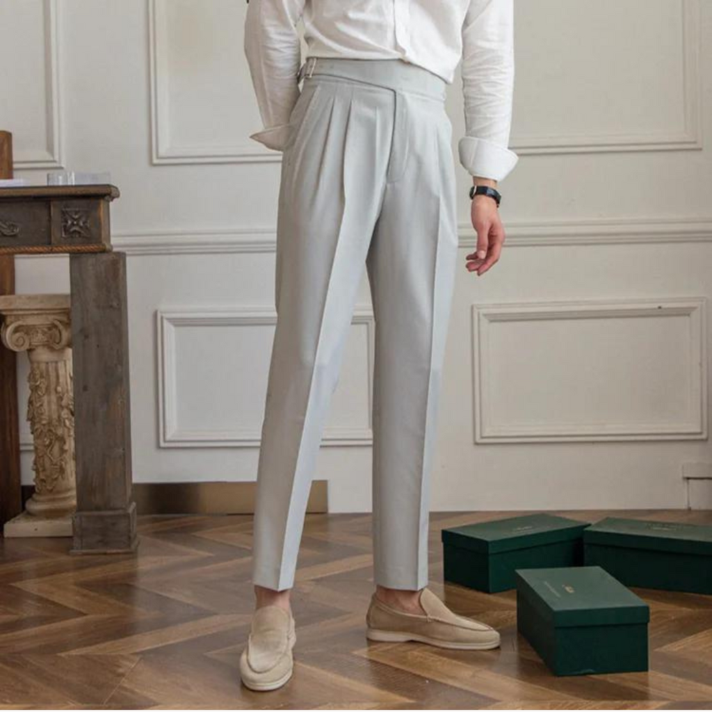 Men's Pleated Gurkha Trousers | Costa