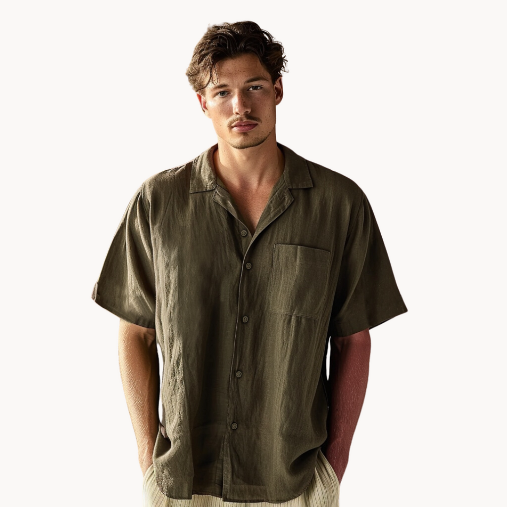 Men's Camp-Collar Shirt | Quenby