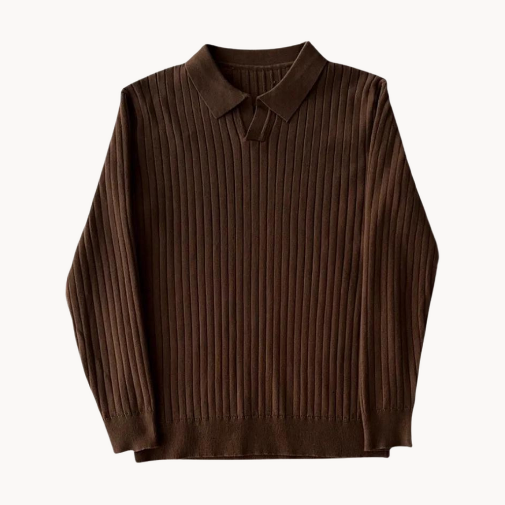 Men's Open-Collar Polo Shirt | Tavish