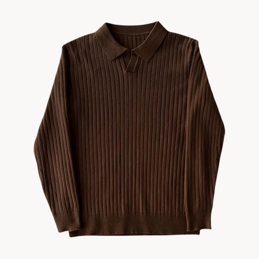 Men's Open-Collar Polo Shirt | Tavish
