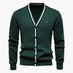 Men's V-Neck Cardigan | Karim