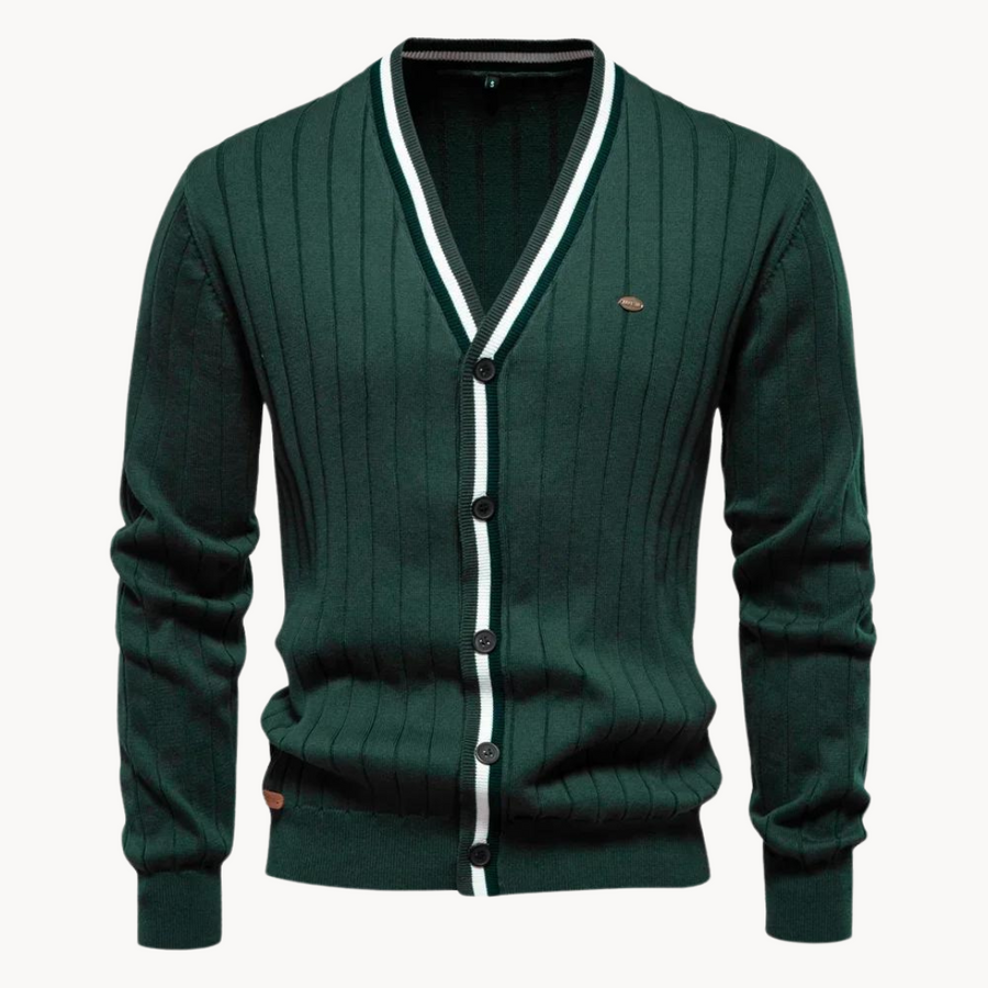 Men's V-Neck Cardigan | Karim