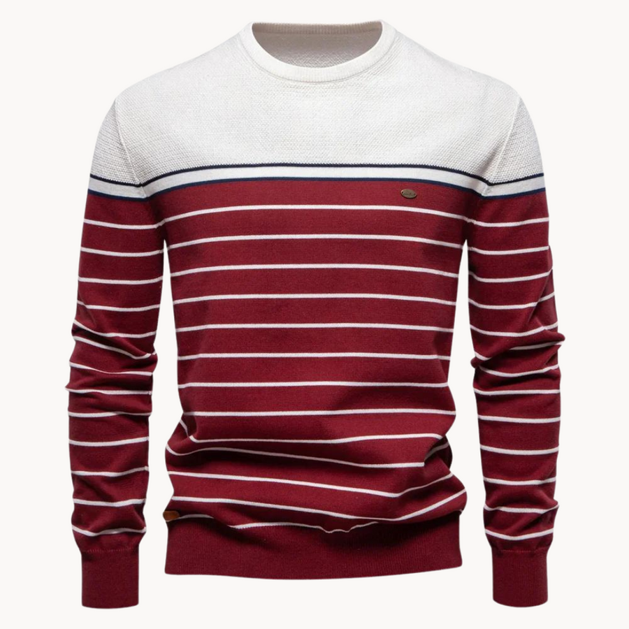 Men's Striped Knit Jumper | Atlantic