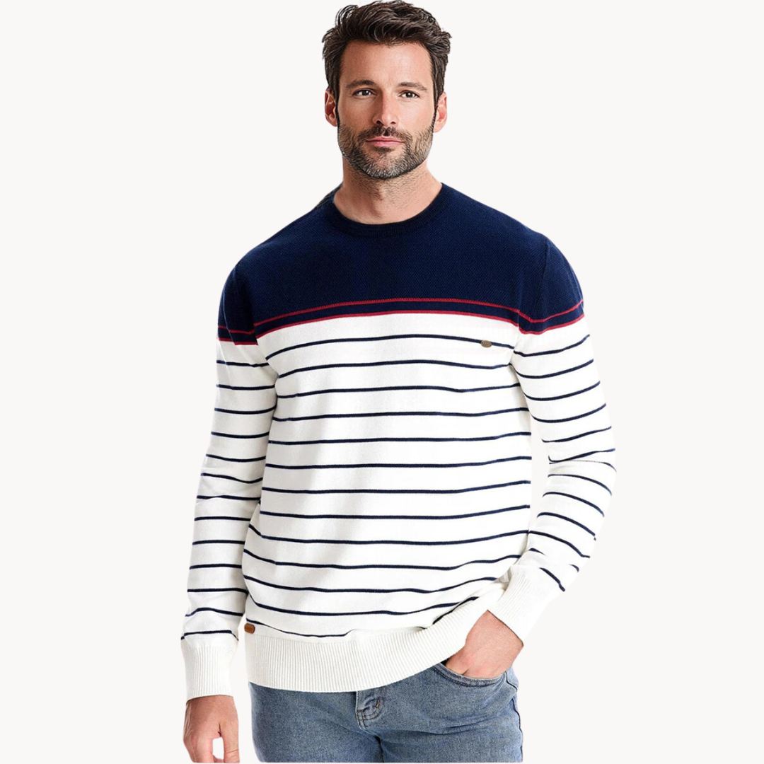 Men's Striped Knit Jumper | Atlantic