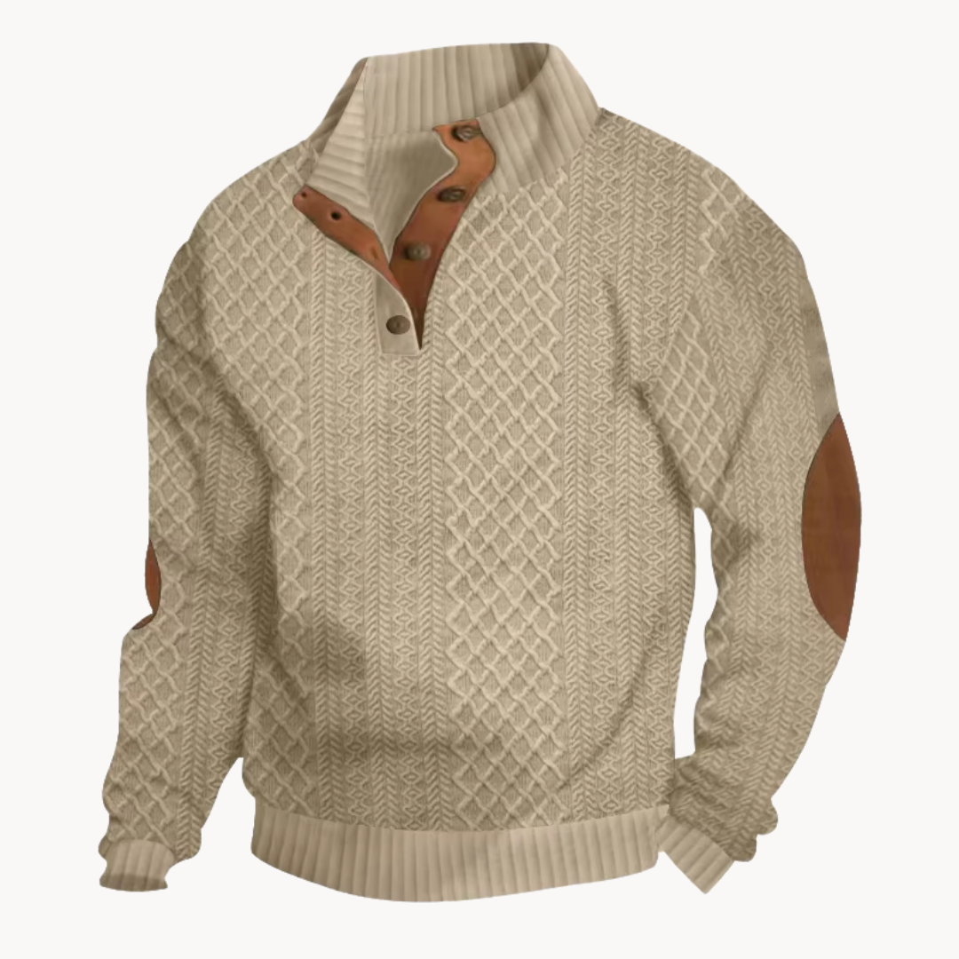 Men's Heritage Textured Knit Jumper | Pierce