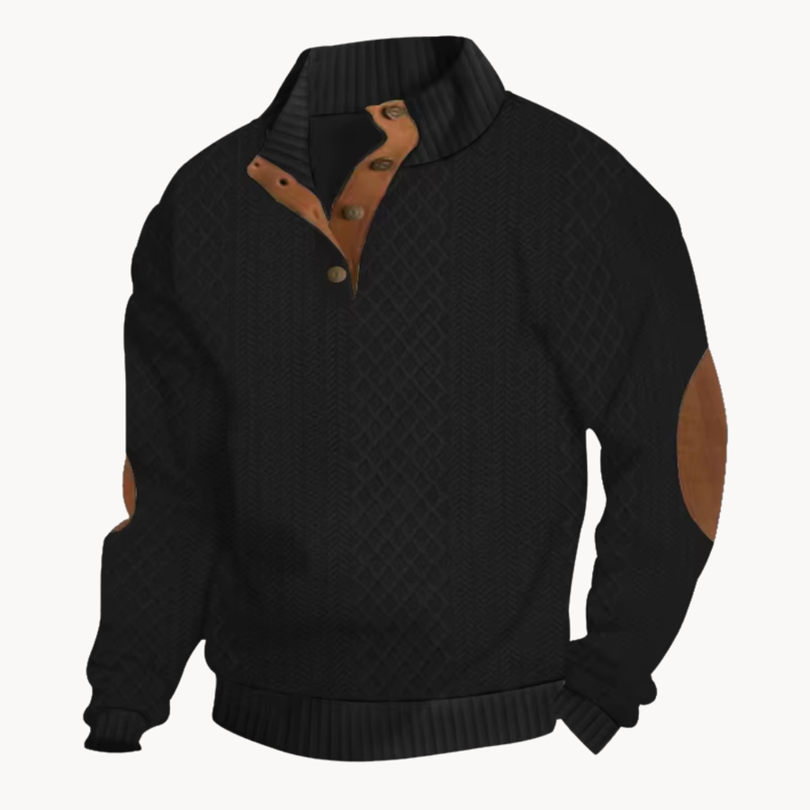 Men's Heritage Textured Knit Jumper | Pierce