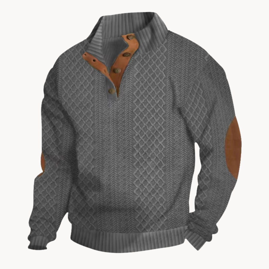 Men's Heritage Textured Knit Jumper | Pierce