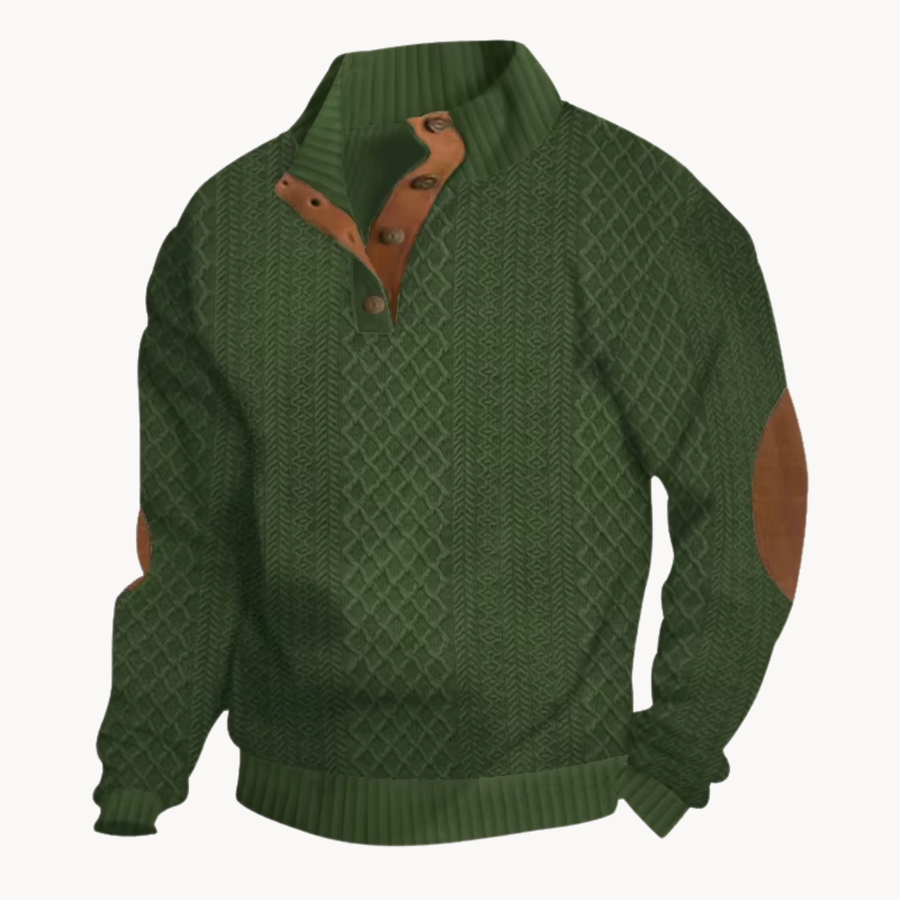 Men's Heritage Textured Knit Jumper | Pierce