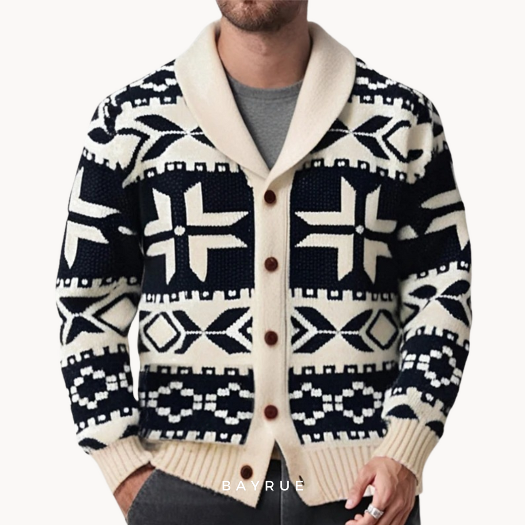 Men's Shawl-Collar Cardigan | Vesper