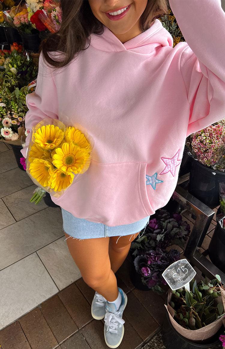Sweat à capuche oversize avec écusson étoile pour femme | Probus