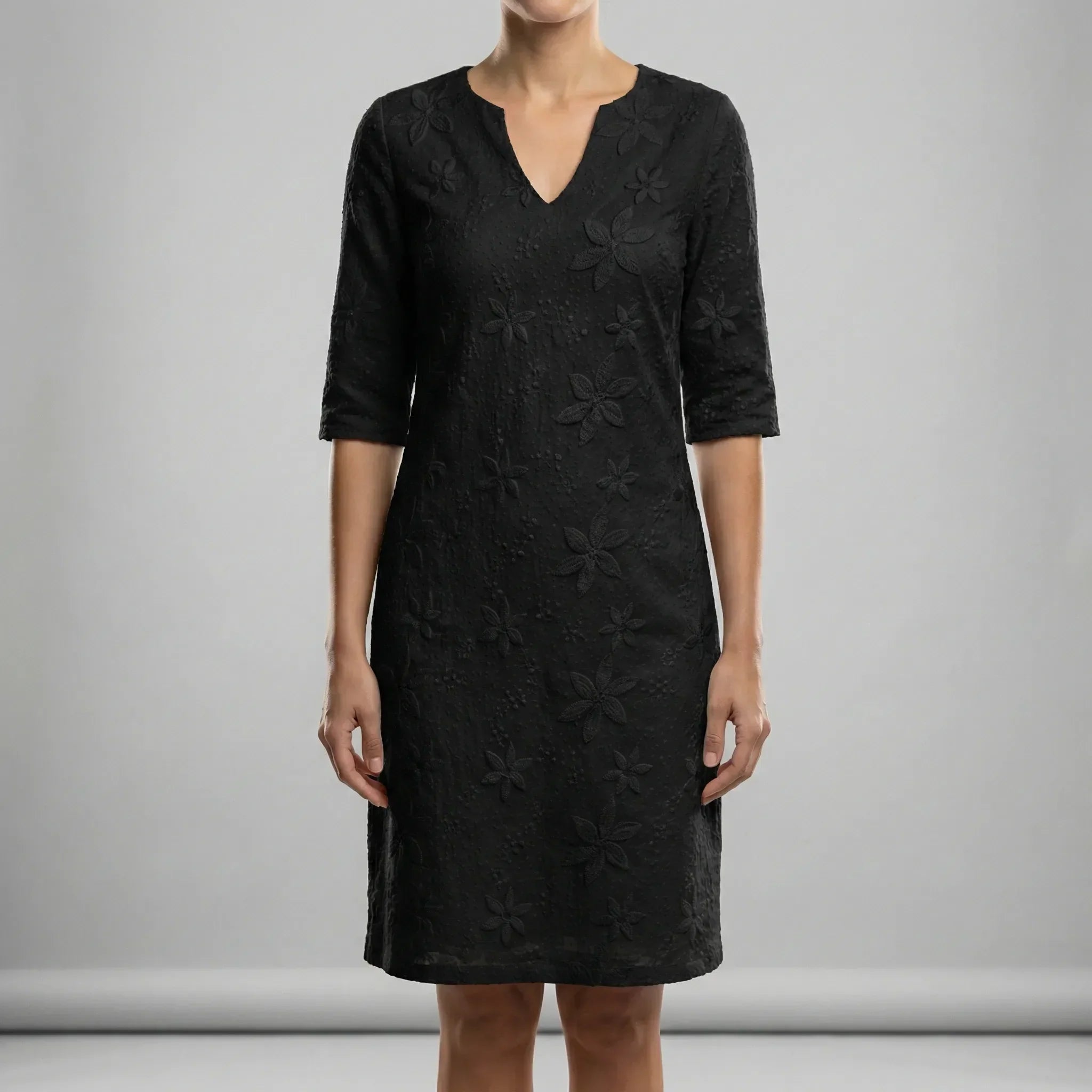 Women’s V-Neck Floral Summer Dress - Parker and Grant