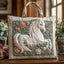 Blossom White Mare Tote Bag