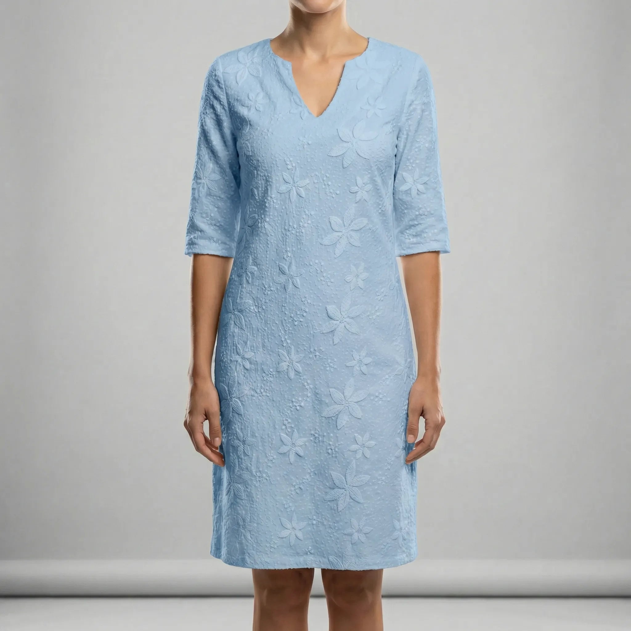 Women’s V-Neck Floral Summer Dress - Parker and Grant
