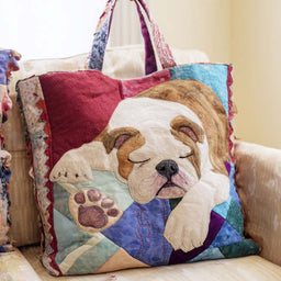 Bulldog Nap Haven Tote Bag