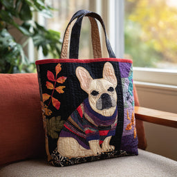 Bulldog Whimsy Tote Bag