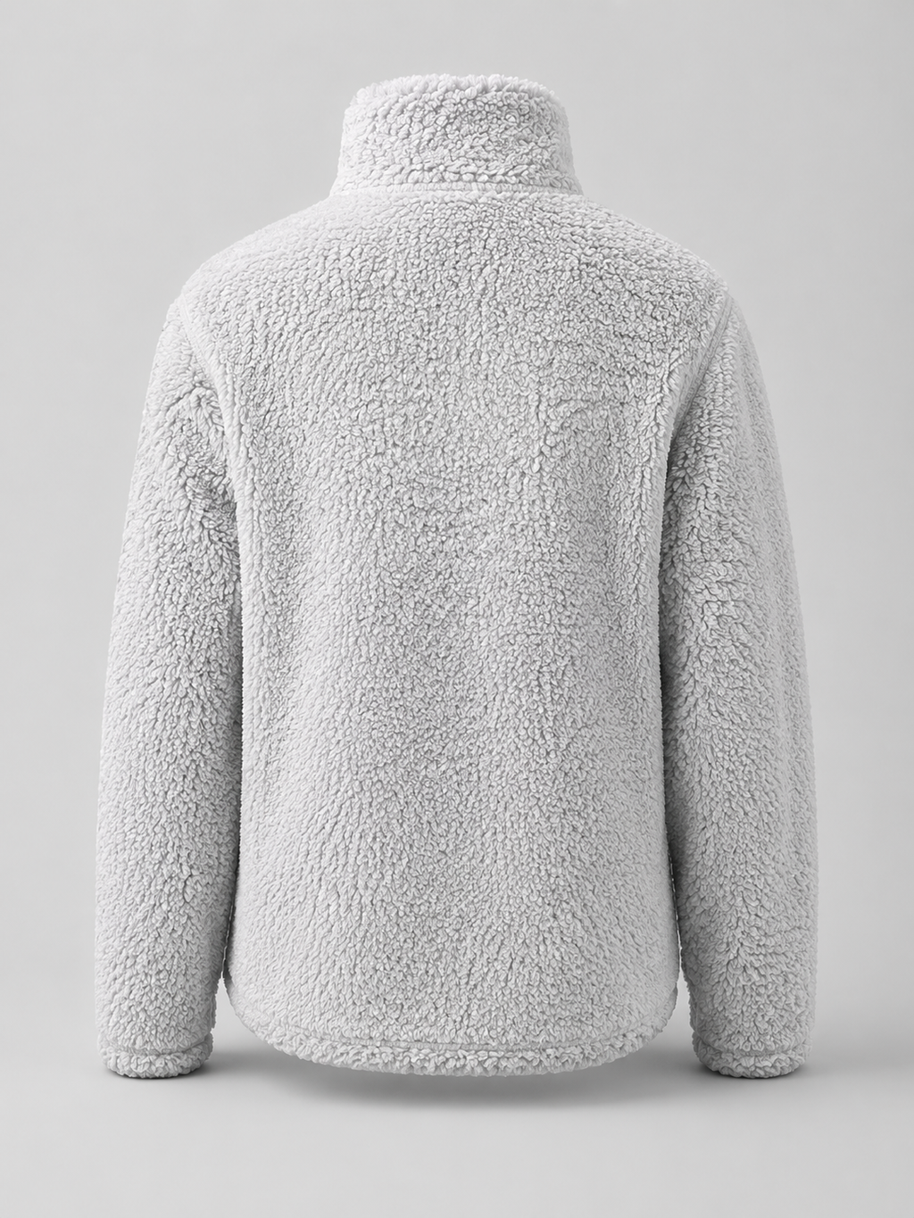 Women's fuzzy high neck jumper