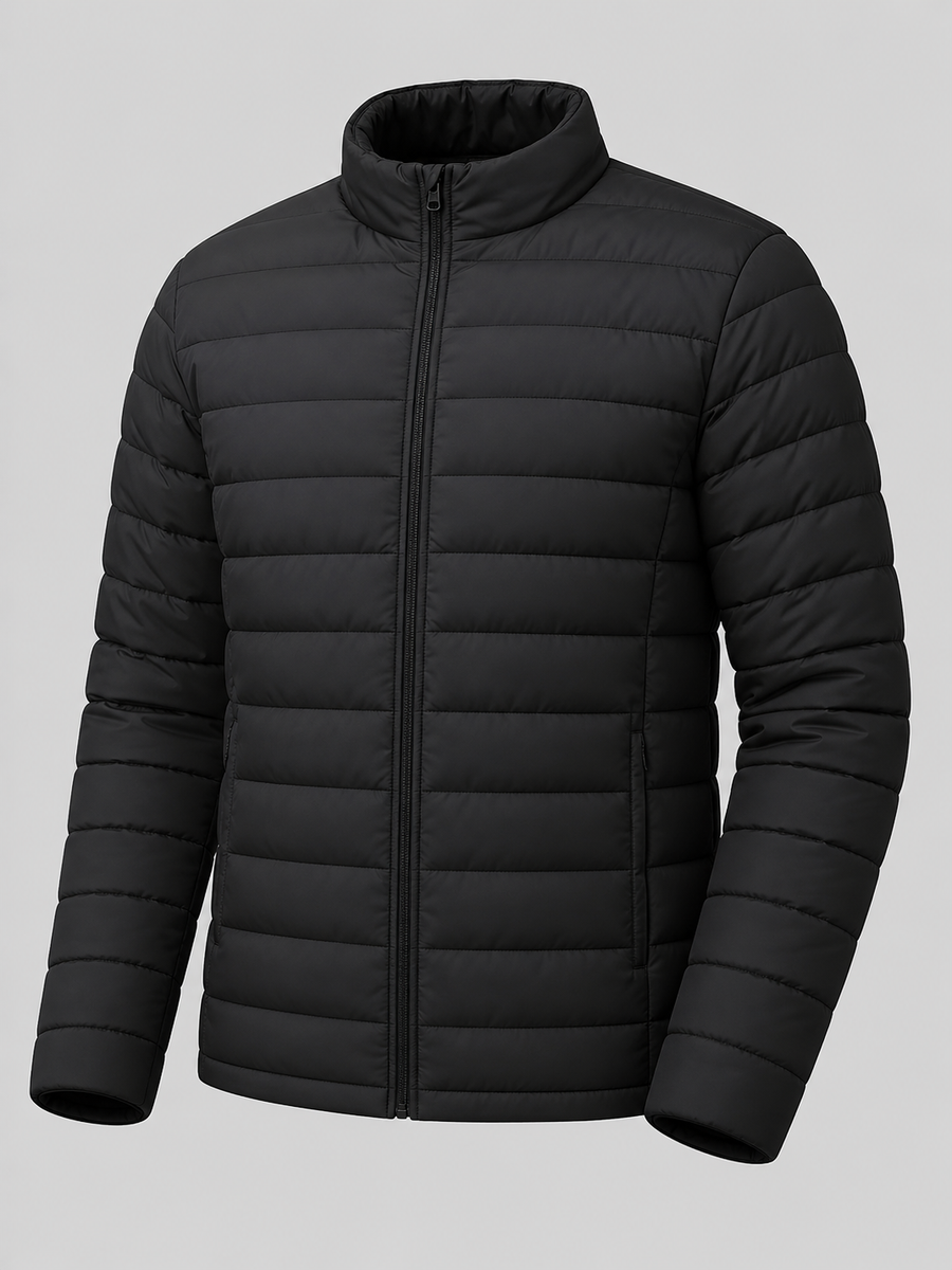 Men's lightweight quilted puffer jacket
