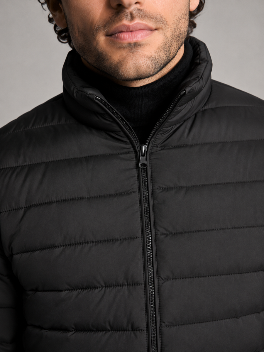 Men's lightweight quilted puffer jacket