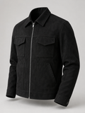 Men's Western-inspired full-zip jacket