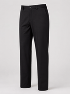 Men's wrinkle-resistant straight leg formal trousers