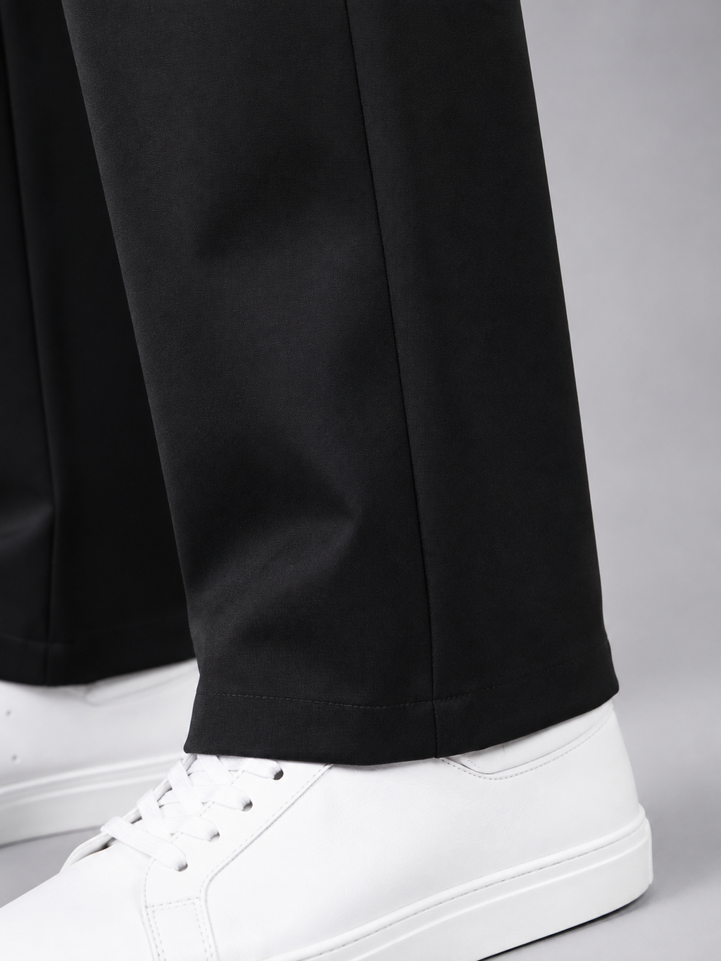 Men's wrinkle-resistant straight leg formal trousers