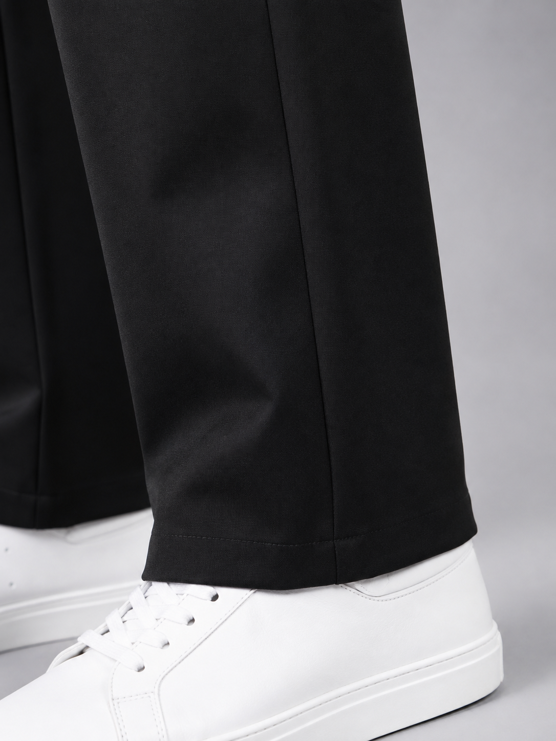 Men's wrinkle-resistant straight leg formal trousers