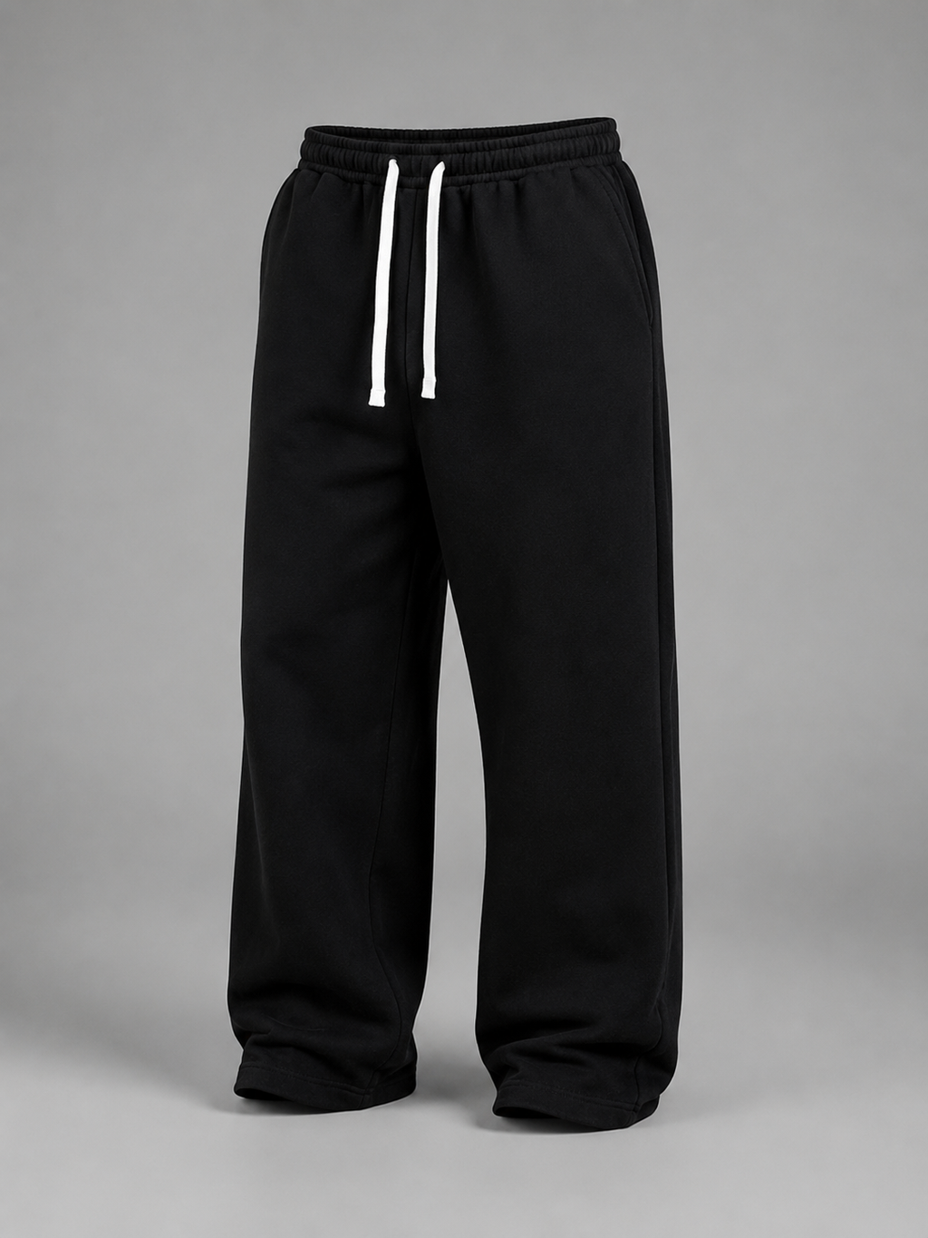 Men's relaxed fit straight leg drawstring joggers